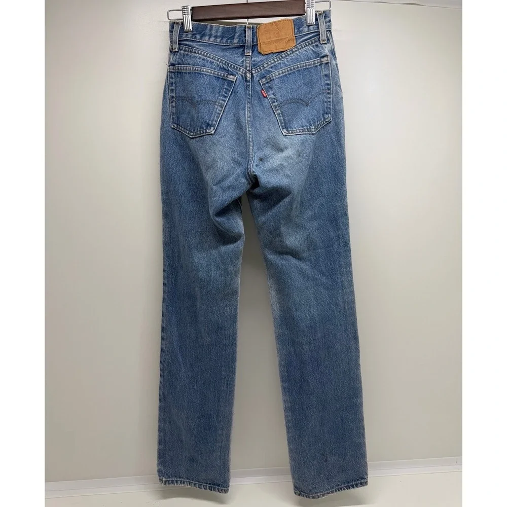 Vintage Levi's 26501-0119 USA Jeans 32x31 DEVS Wash Em Hot Tag 1980s Rare